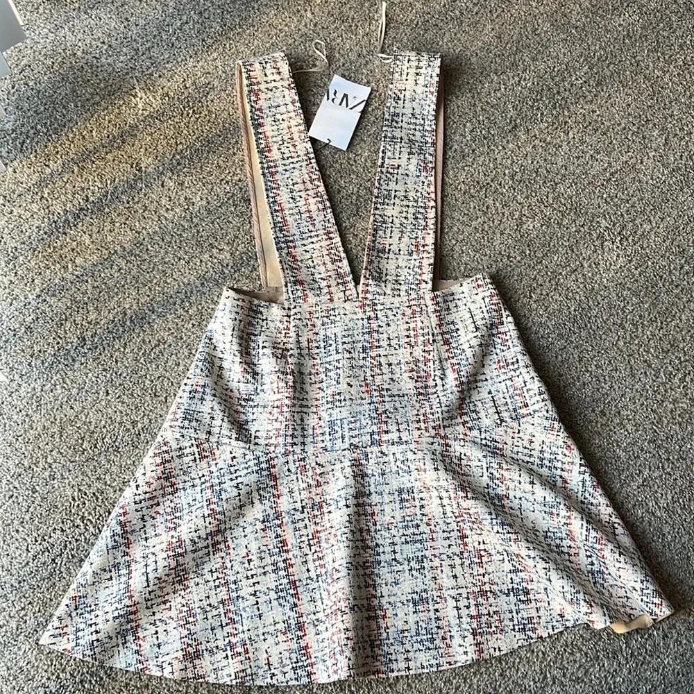 NWT Zara Pinafore Jumper Dress Size Small - Picture 6 of 6